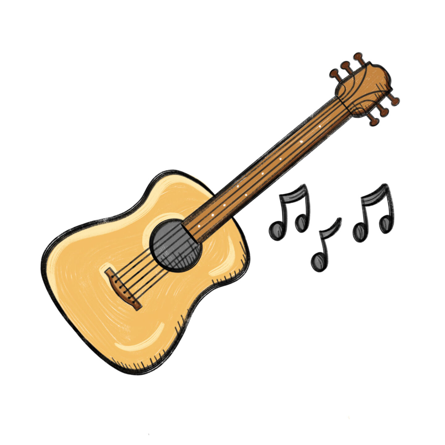 Hey Thanks 2022 music illo